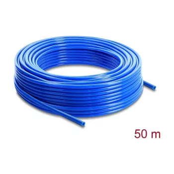 Delock Manguera neumática 8 x 5 mm DE x DI 50 m rollo Azul PU