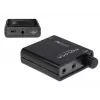 Delock amplificador de auriculares estéreo portátil con dos salidas y refuerzo de graves