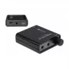 Delock amplificador de auriculares estéreo portátil con dos salidas y refuerzo de graves