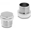 Delock tapa protectora para conector hembra M12, atornillable, metal, IP67 a prueba de polvo y agua (60843)
