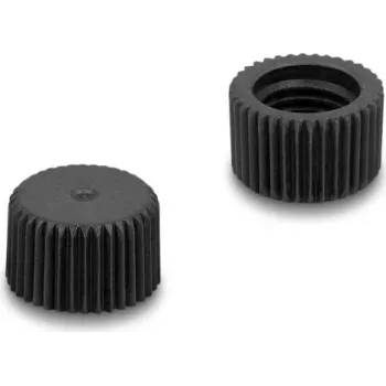 Delock tapa protectora para conector M8, roscada, plástico, IP67 resistente al polvo y al agua, negra 60846