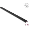 Delock perfil de protección de bordes estriado autoadhesivo de PVC, 40 x 40 mm, 1 m, negro 18492