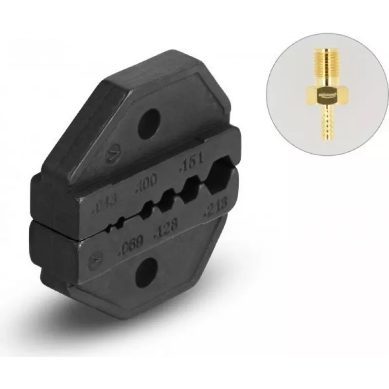 Delock Ratchet VI Inserto de perfil de prensado para herramienta de crimpado (90535)