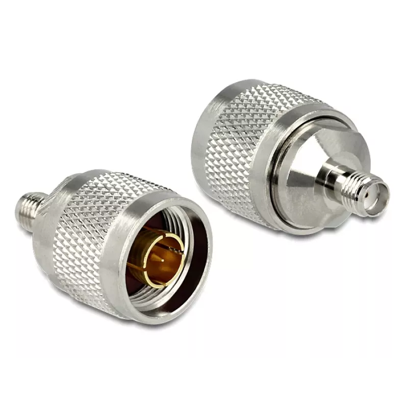 DeLOCK Adaptador RF N macho a SMA hembra 50 Ohm