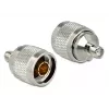 DeLOCK Adaptador RF N macho a SMA hembra 50 Ohm