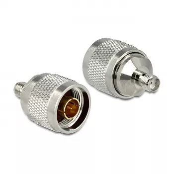 DeLOCK Adaptador RF N macho a SMA hembra 50 Ohm