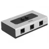 Delock Conmutador manual bidireccional RJ11 de 2 puertos