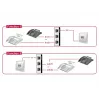 Delock Conmutador manual bidireccional RJ11 de 2 puertos