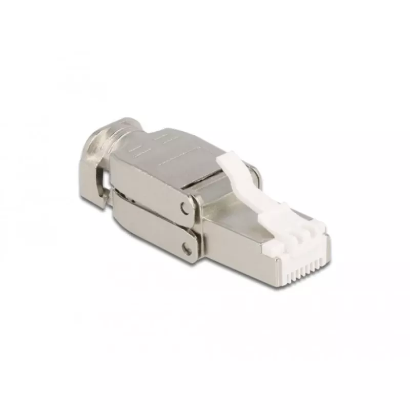 Delock Conector macho RJ45 Cat.6A STP montaje en campo sin herramienta 86927