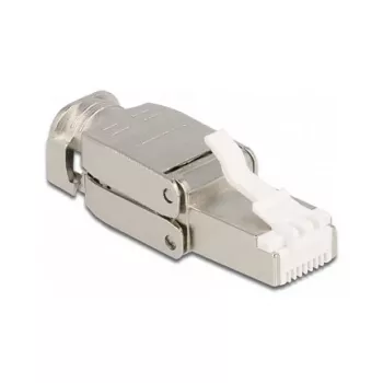 Delock Conector macho RJ45 Cat.6A STP montaje en campo sin herramienta 86927