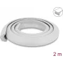 Delock Cinta protectora de espuma para bordes autoadhesiva 35 x 13 mm, 2 m, gris 18489