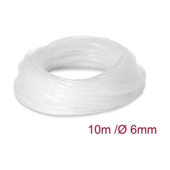 Delock Brida espiral para cables 6 mm de diámetro 10 m Transparente