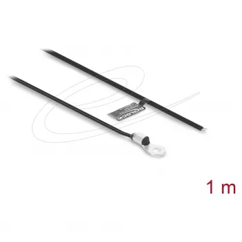 Delock cable sensor de temperatura M4 con 2 extremos de cable abiertos XLPE cinta plana B25/85 3977K 1 m