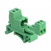 DELOCK Set de bloques de terminales para carril DIN 2 polos paso 5,08 mm en ángulo