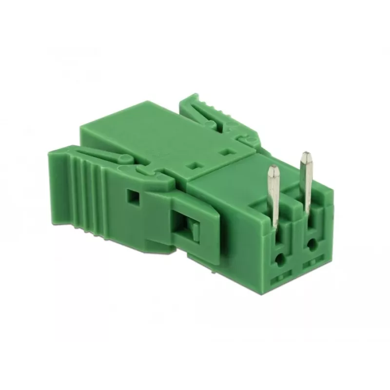 Delock Set de bloques de terminales para placa de circuito impreso 2 polos 3,81 mm paso horizontal 65952