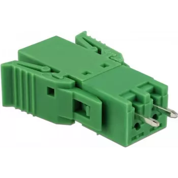 Delock Set de bloques de terminales para placa de circuito 2 polos paso 3,81 mm vertical (65968)