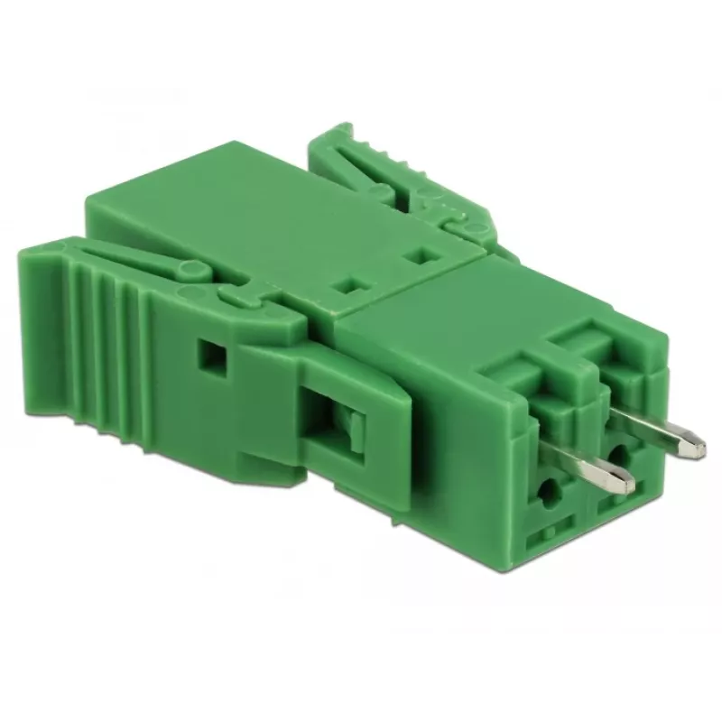Delock Set de bloques de terminales para placa de circuito 2 polos paso 3,81 mm vertical (65968)