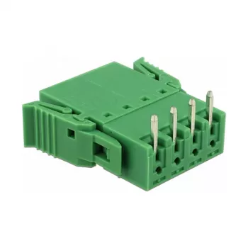 Delock Set de bloques de terminales para placa 4 polos paso 3,81 mm horizontal (65954)