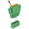 Delock Set de bloques de terminales para placa 4 polos paso 3,81 mm vertical (65970)
