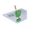 Delock Set de bloques de terminales para placa 4 polos paso 3,81 mm vertical (65970)