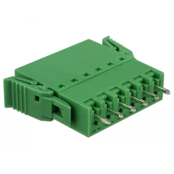 Delock Set de bloques de terminales para placa 6 polos 3,81 mm paso vertical (65972)