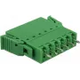 Delock Set de bloques de terminales para placa 6 polos 3,81 mm paso vertical (65972)