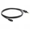 Delock cable TOSLINK mini TOSLINK conector de 3,5 mm a conector TOSLINK, Ø 2,2 mm, 1,5 m, negro