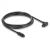 Delock cable de audio digital óptico TOSLINK, 90° acodado a recto, 1,5 m, 4 mm, negro