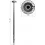 DELTA BR-60X120 soporte telescópico de techo para cámaras CCTV, 710–1220 mm, blanco