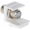 DELTA FX-F1 Módulo keystone de fibra óptica, adaptador SC simplex/LC dúplex, blanco