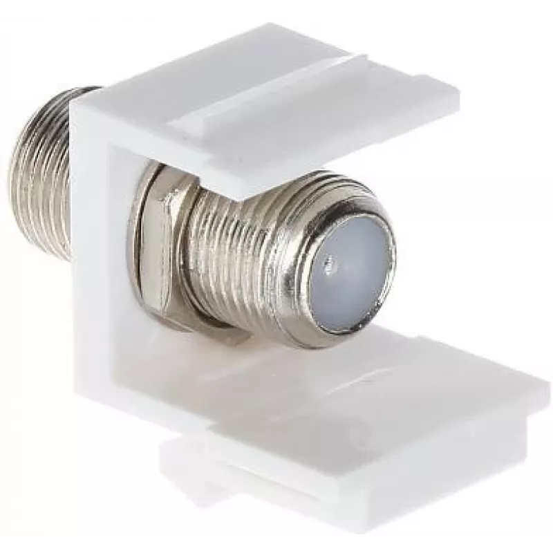 DELTA FX-F1 Módulo keystone de fibra óptica, adaptador SC simplex/LC dúplex, blanco