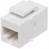 DELTA FX-RJ45-G/RJ45-G/6 Keystone Jack Cat6 apantallado, sin herramientas, contactos dorados