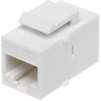 DELTA FX-RJ45-G/RJ45-G/6 Keystone Jack Cat6 apantallado, sin herramientas, contactos dorados