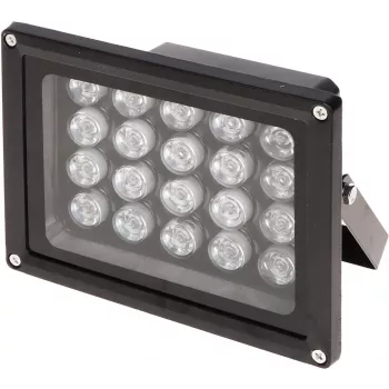 Delta IRL-30/120 Iluminador infrarrojo exterior, 850nm, alcance 30m, ángulo de emisión 120°, IP66, negro