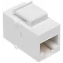 DELTA módulo keystone FX-RJ45-G/RJ45-G Cat.6 UTP conector hembra RJ45 a conector hembra RJ45 acoplador, gris