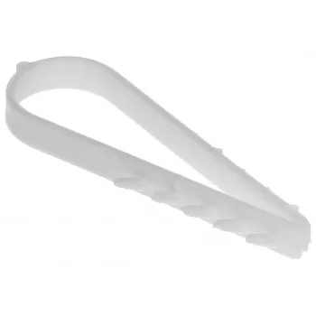 DELTA abrazadera redonda para cable de pared 6-10 mm 50 uds. blanco