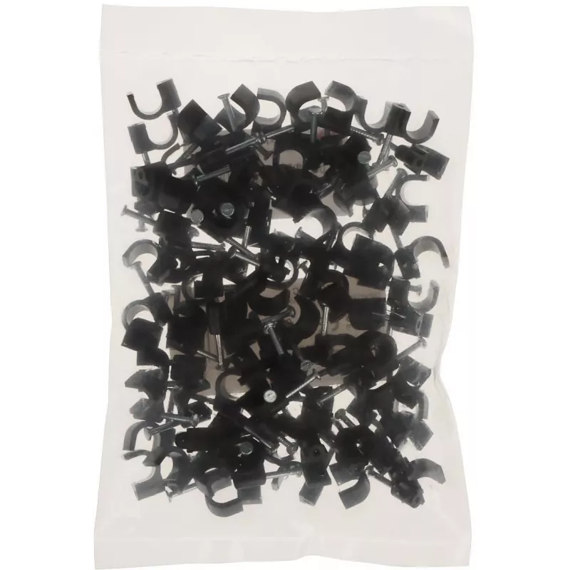 DELTA TRZ-7/100/B abrazadera para cables negra 100 unidades