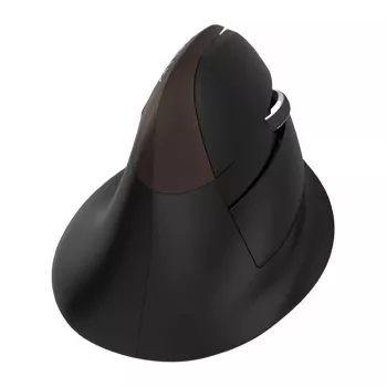 Delux M618 Mini Gold Ratón ergonómico - 2.4G / Bluetooth 5.0 / USB-C, 4000 DPI, vertical para diestros
