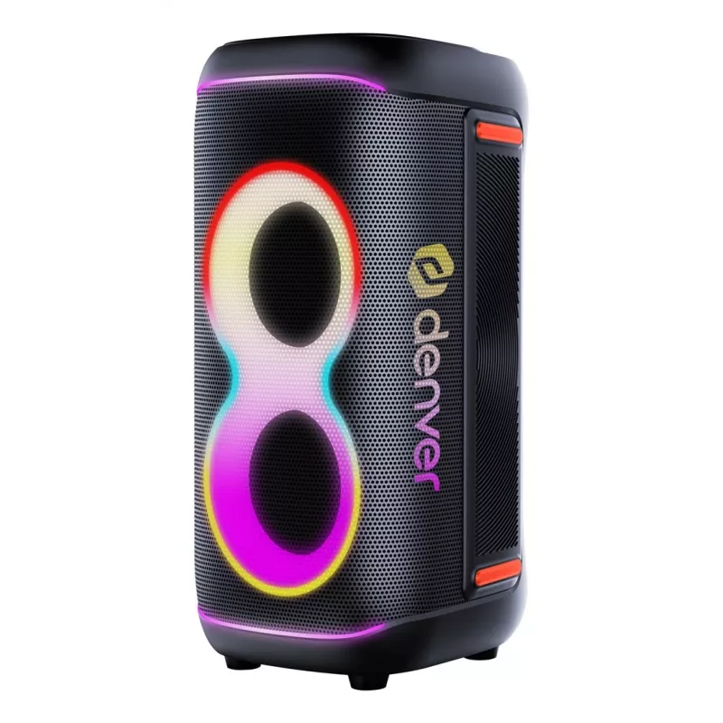 Denver BPS-370 Altavoz Bluetooth portátil para fiestas 1000W PMPO