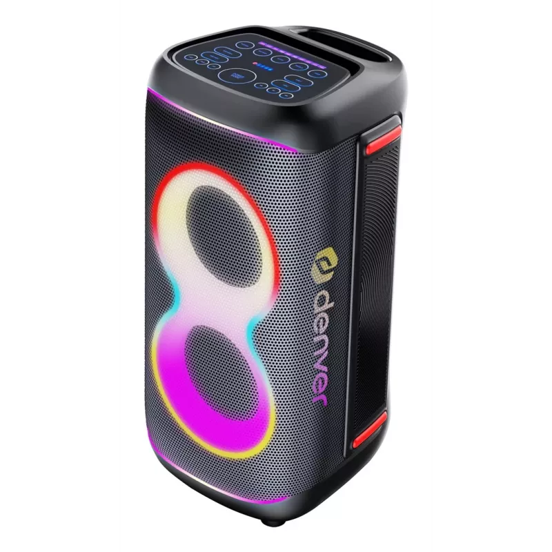 Denver BPS-370 Altavoz Bluetooth portátil para fiestas 1000W PMPO