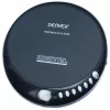 Denver DM-24 Reproductor de CD portátil con auriculares, Negro