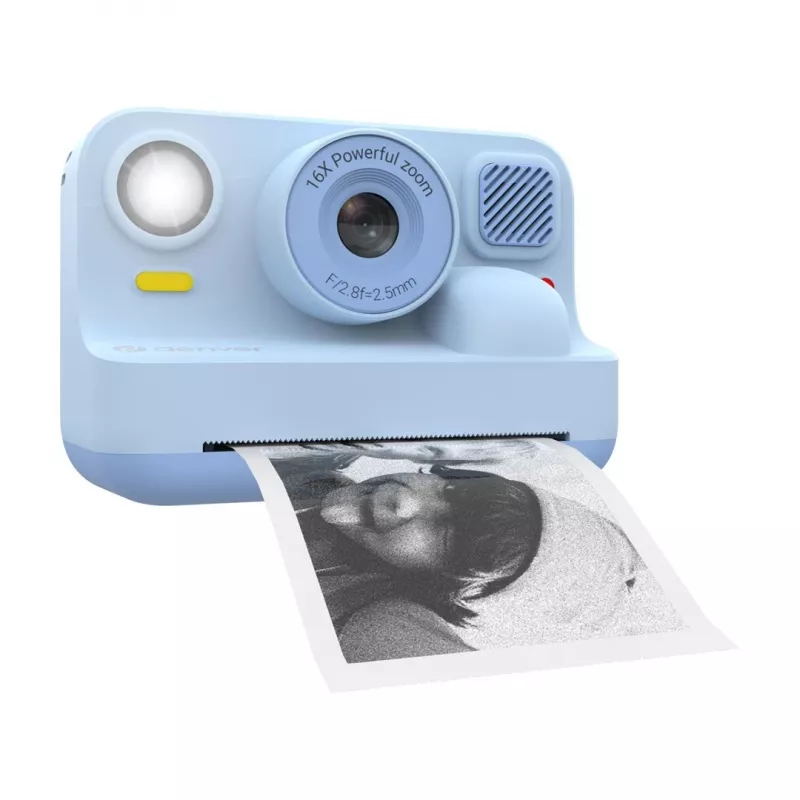 Cámara digital infantil DENVER KPC-1374BTBU con impresora, azul