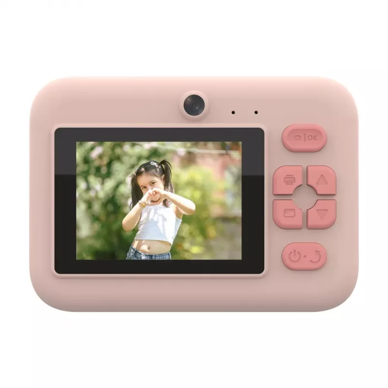 Cámara digital infantil Denver KPC-1374BTRO con Bluetooth, rosa