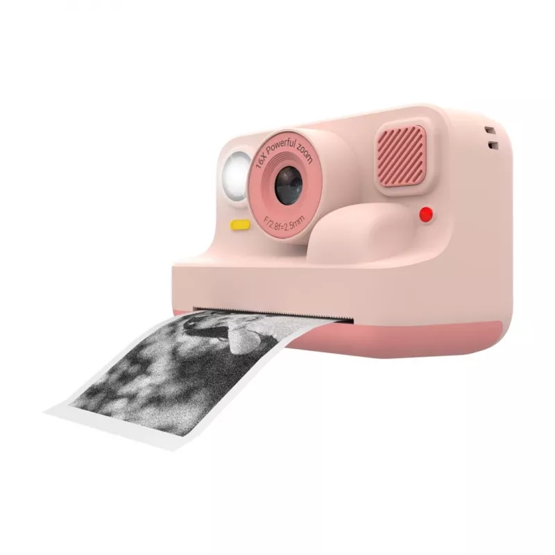 Cámara digital infantil Denver KPC-1374BTRO con Bluetooth, rosa