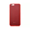 Devia Apple iPhone 6/6s Jelly Funda trasera slim de piel rojo vino
