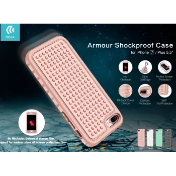 Devia Apple iPhone 7 / 8 Armor funda antigolpes verde