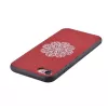 Devia Apple iPhone 7/8 funda con bordado de flores roja
