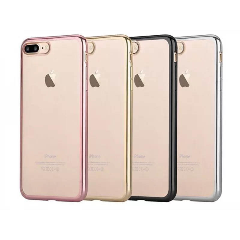 Devia Funda Glitter Soft para Apple iPhone 7/8 Negro