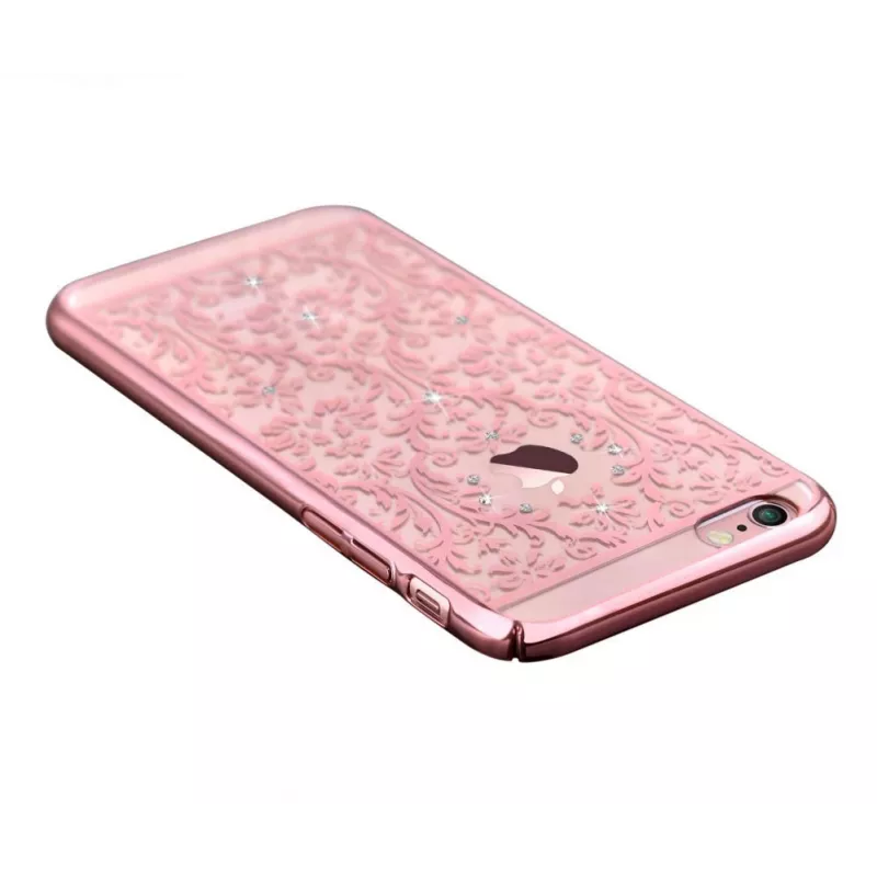 Devia Funda Baroque con Swarovski trasera rosa oro para Apple iPhone 7