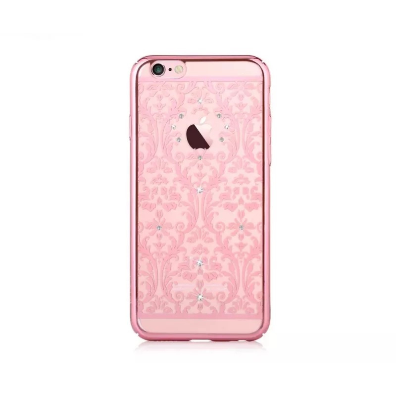 Devia Funda Baroque con Swarovski trasera rosa oro para Apple iPhone 7